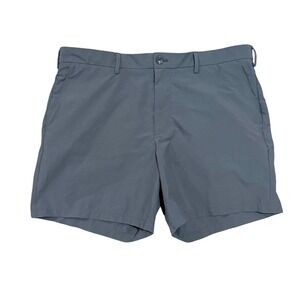 GAP Navy 6" Tech Shorts Men's Size 38 Flat Front Nylon Stretch Pockets